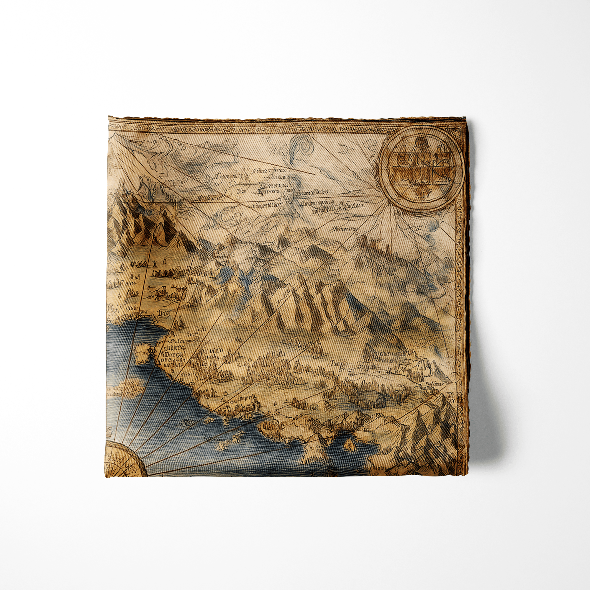 VOYAGE SILK POCKET SQUARE