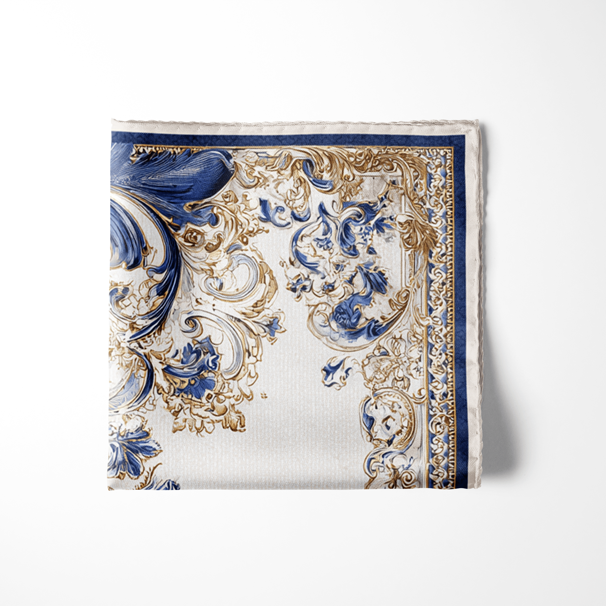 HANAMI SILK POCKET SQUARE