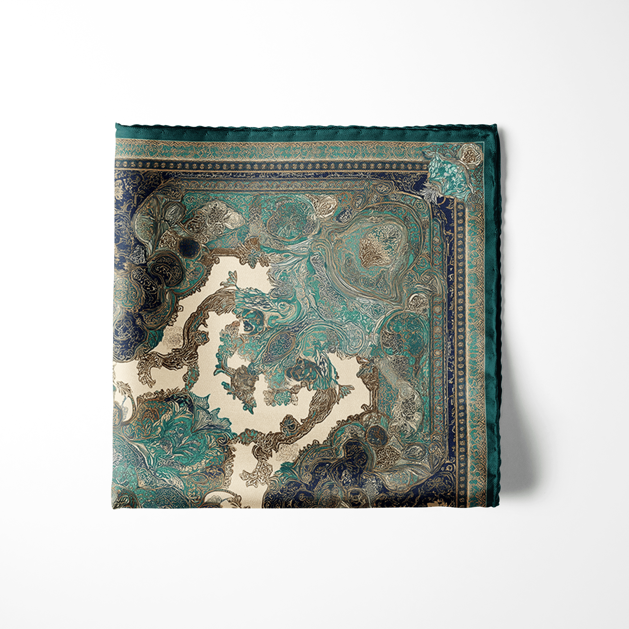 SELENE SILK POCKET SQUARE