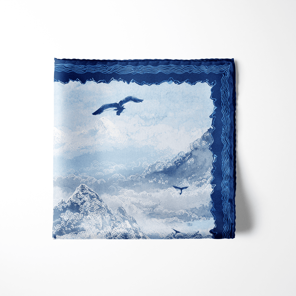 MISTHAVEN SILK POCKET SQUARE