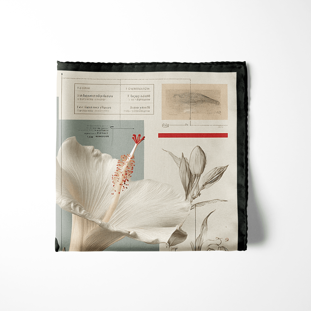 BOTANICA SILK POCKET SQUARE  Pattern