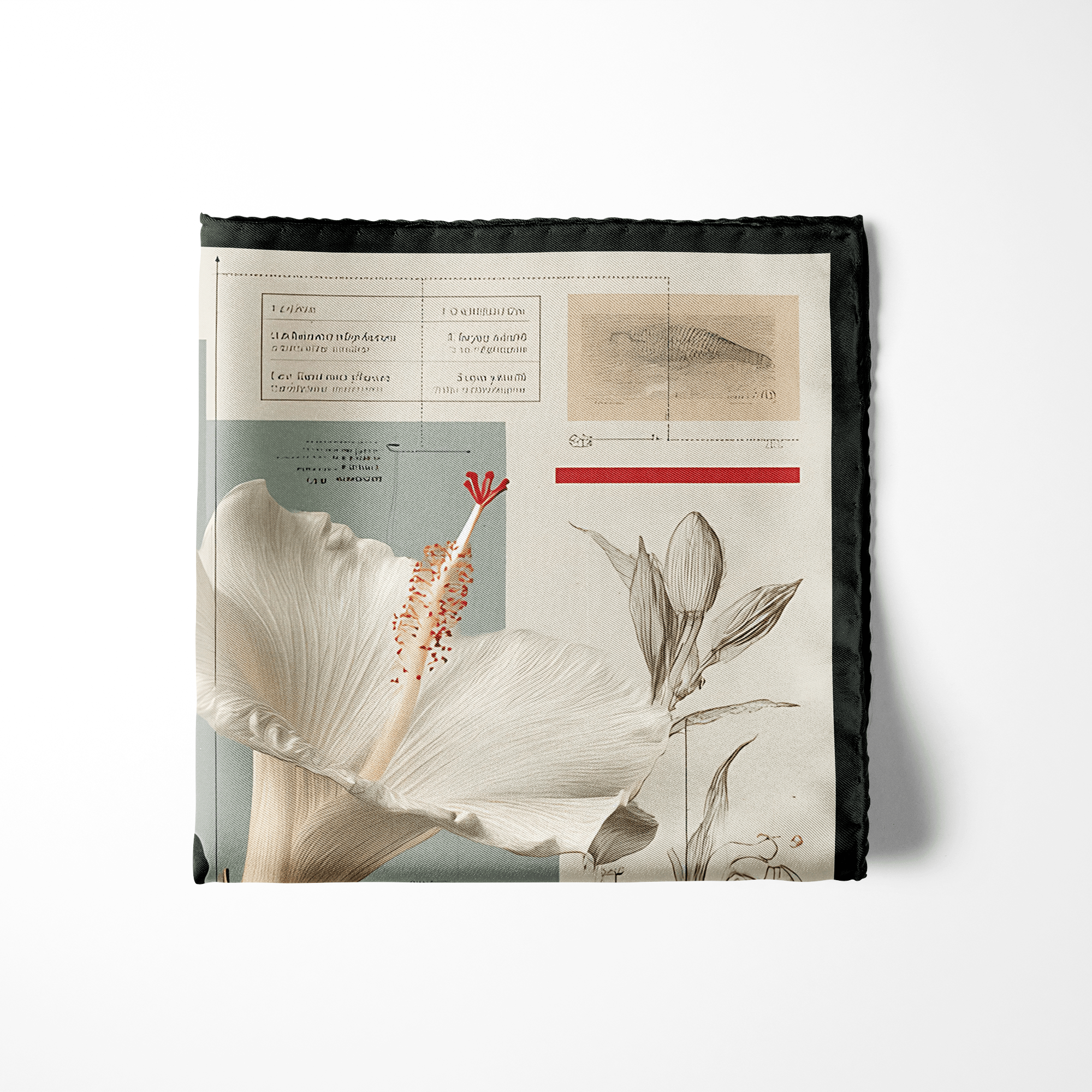 BOTANICA SILK POCKET SQUARE  Pattern