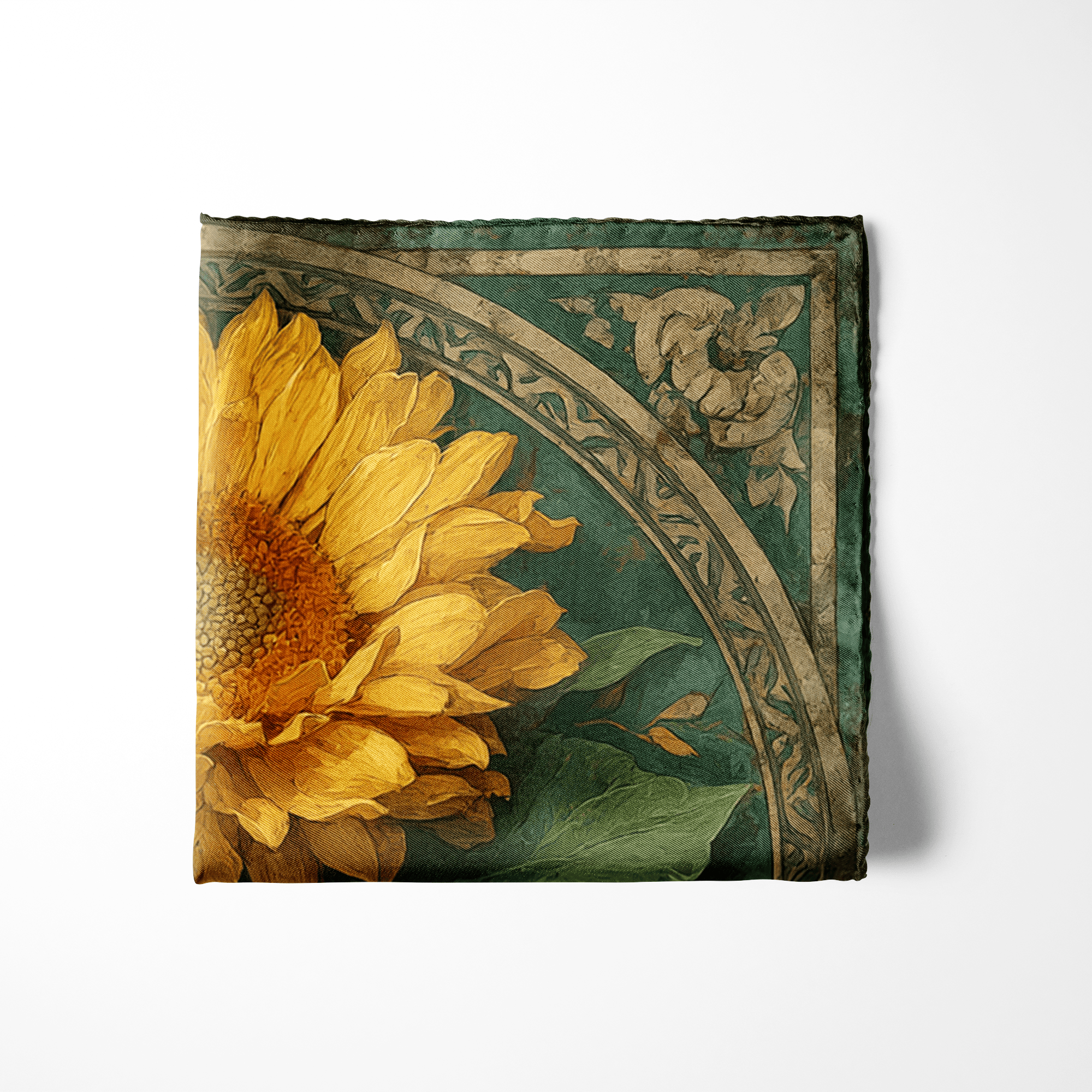 SOLEIL SILK POCKET SQUARE