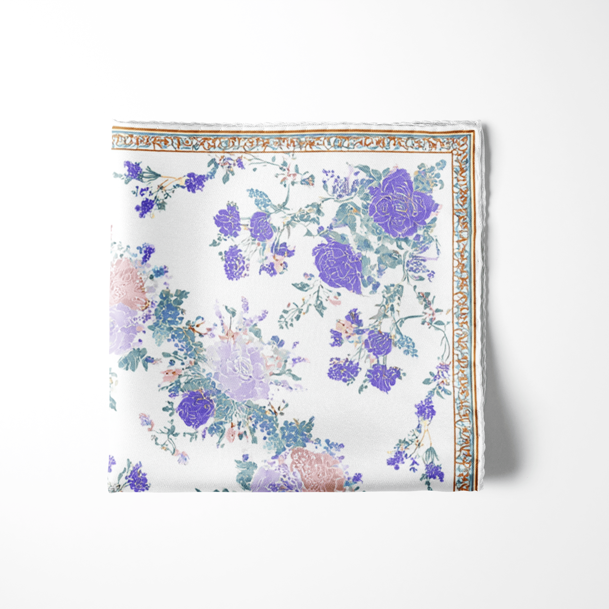 ROSAIRE SILK POCKET SQUARE
