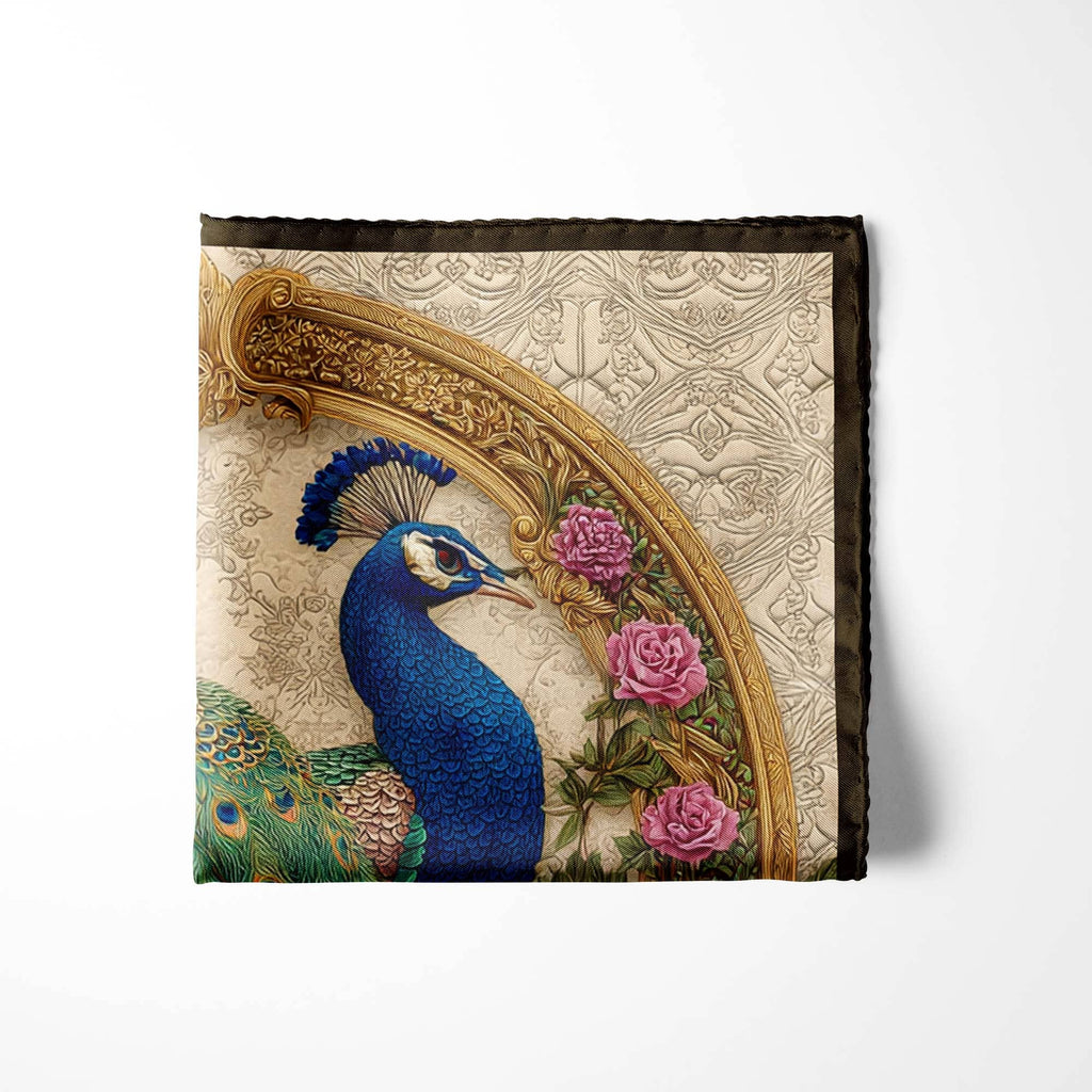 ROYAL PLUME SILK POCKET SQUARE