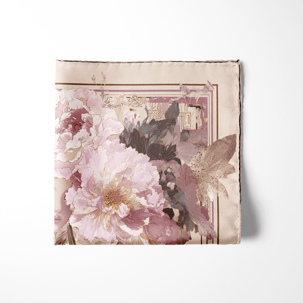 HANAVELLE SILK POCKET SQUARE