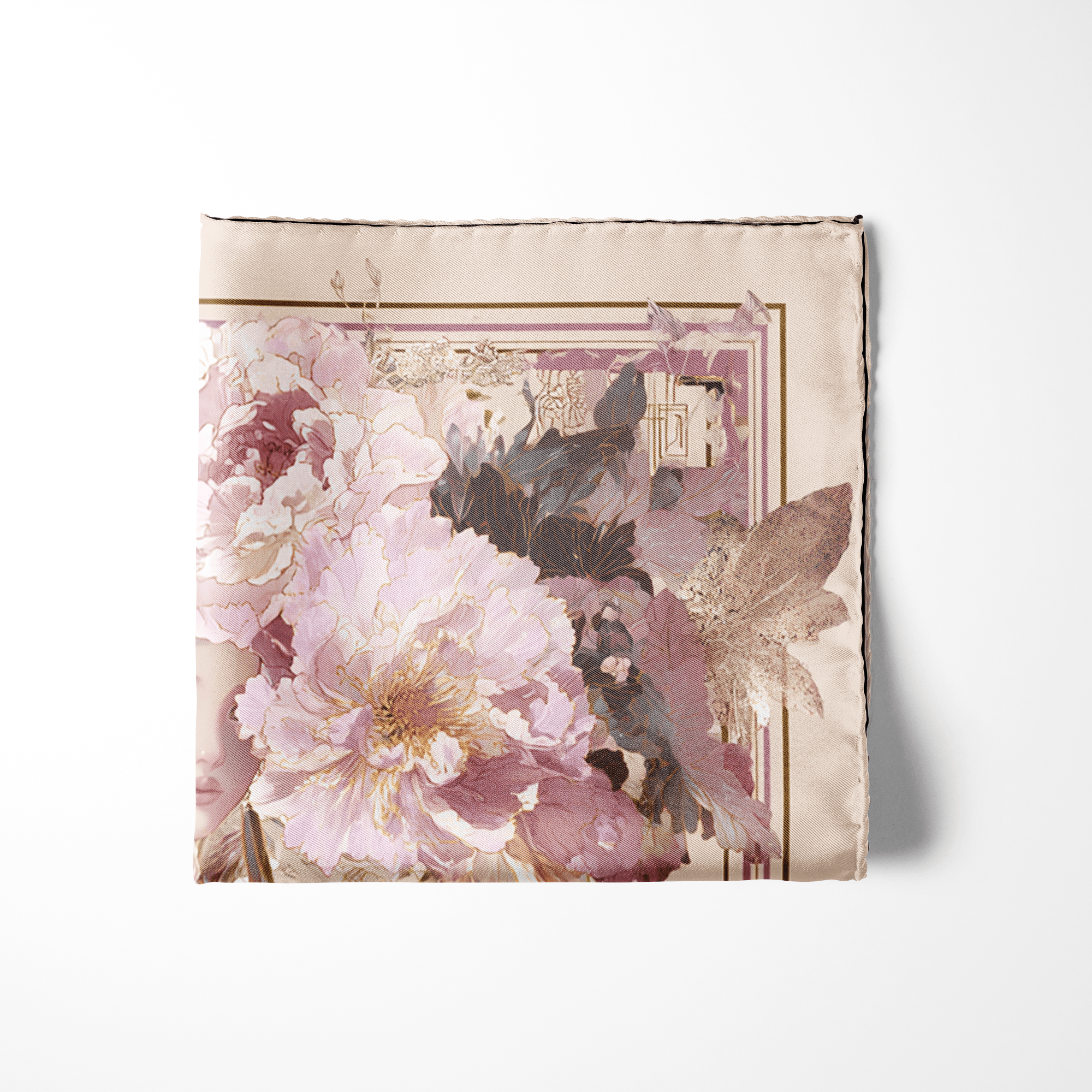 HANAVELLE SILK POCKET SQUARE