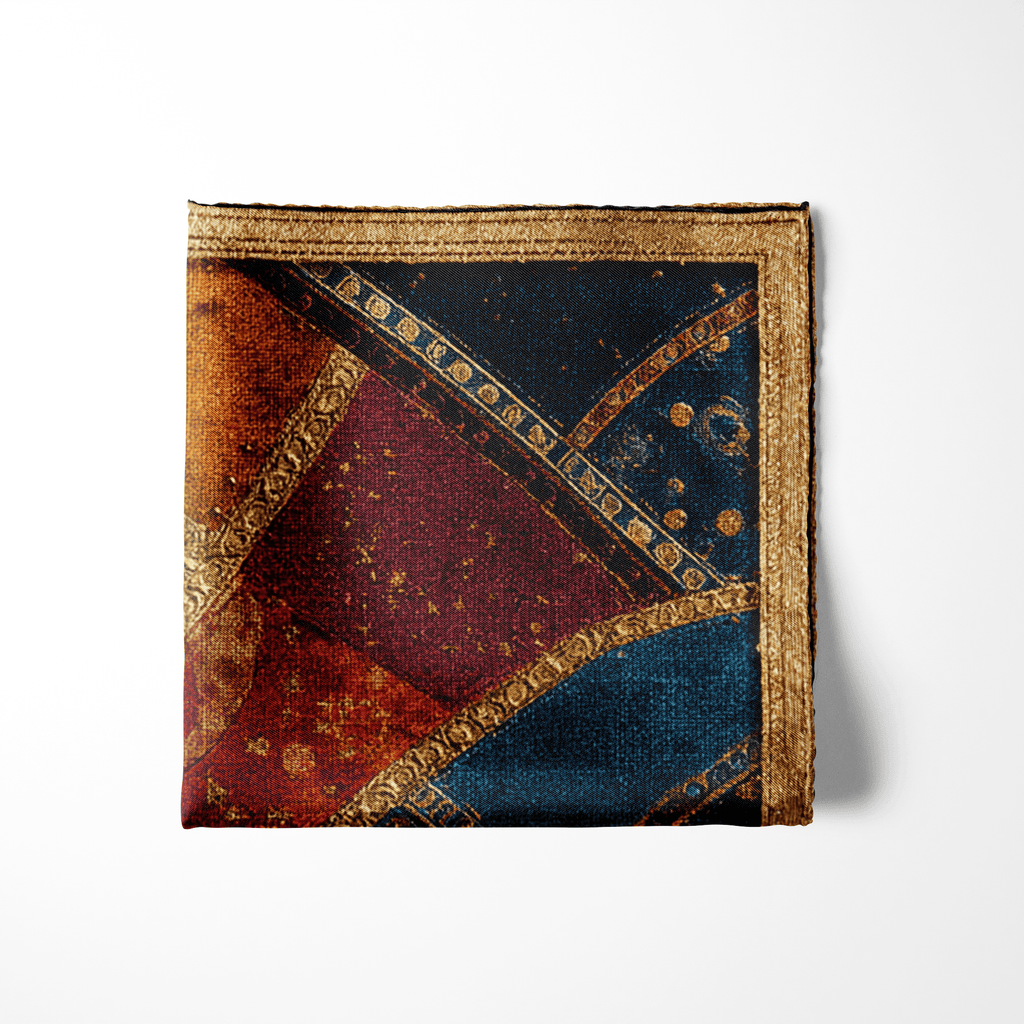MOSAICO SILK POCKET SQUARE