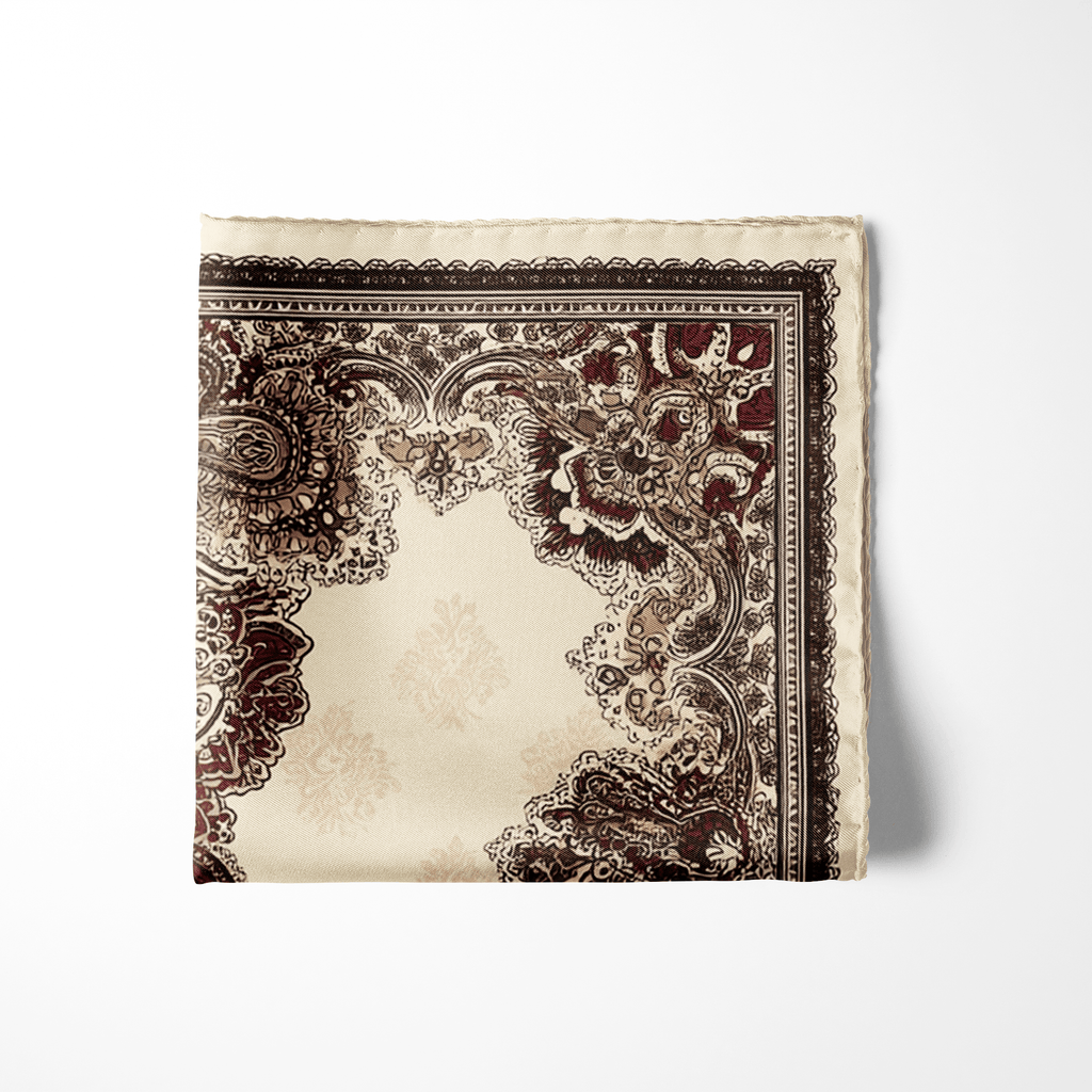 BAHAR SILK POCKET SQUARE