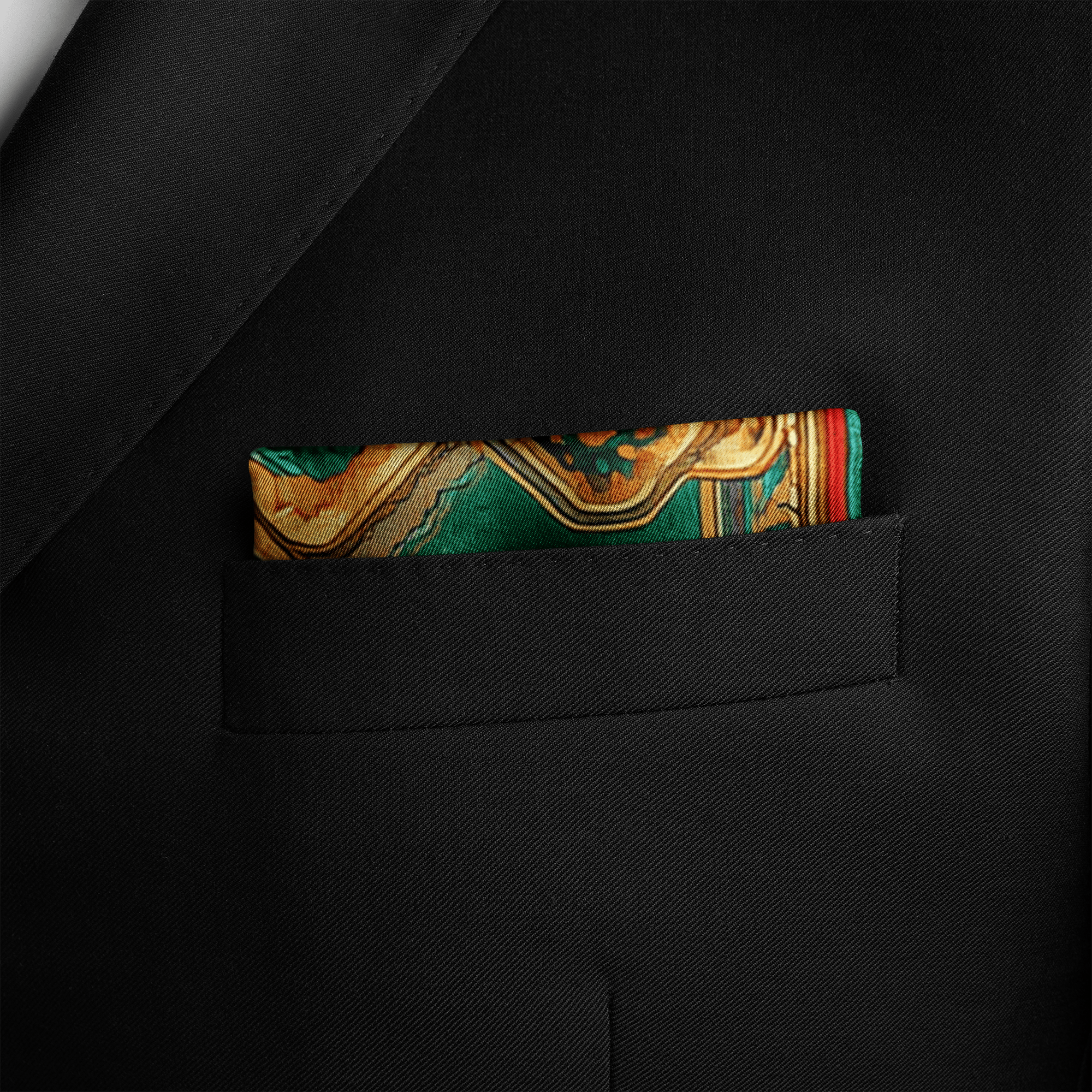 ALHAMBRA SILK POCKET SQUARE