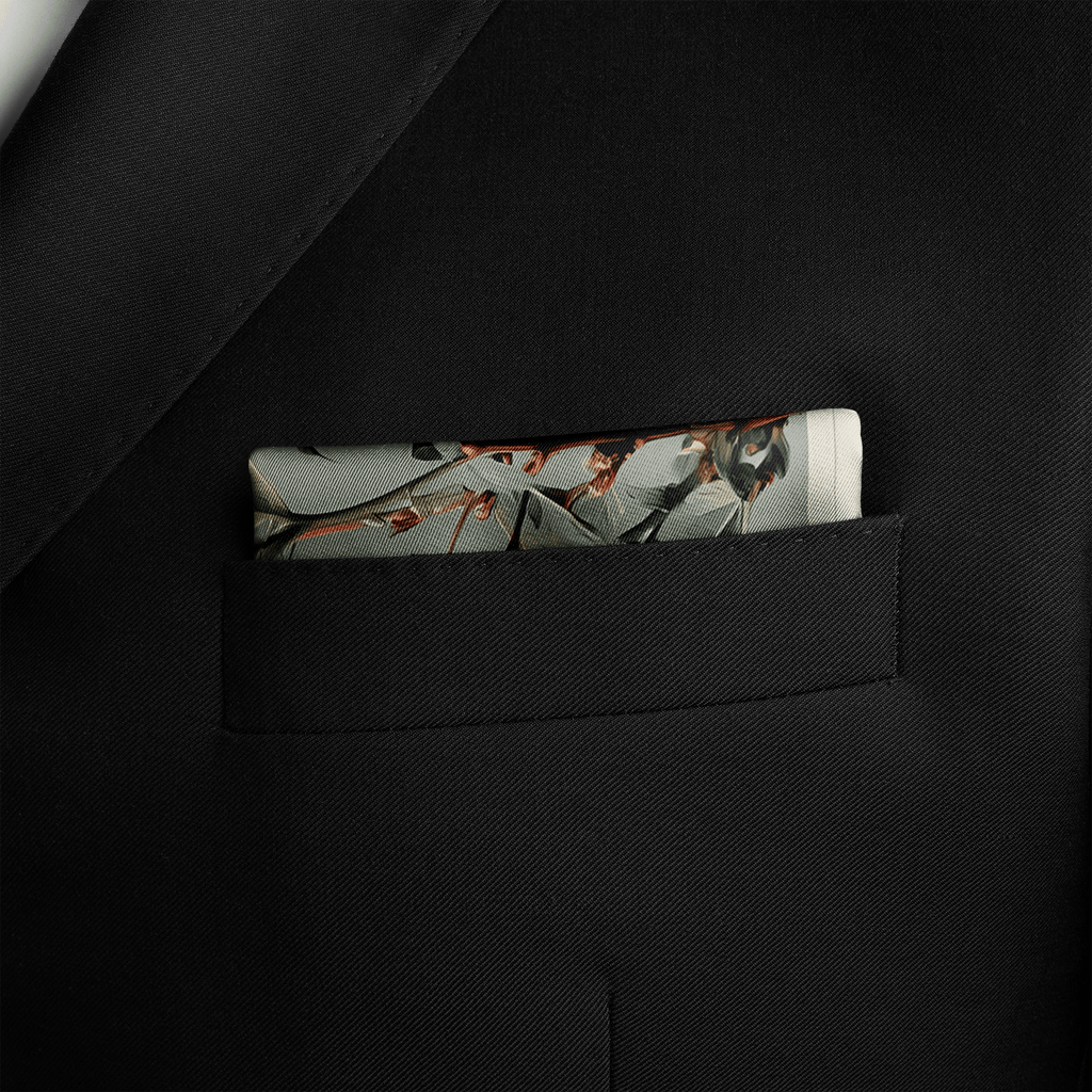 BOTANICA SILK POCKET SQUARE  Pattern