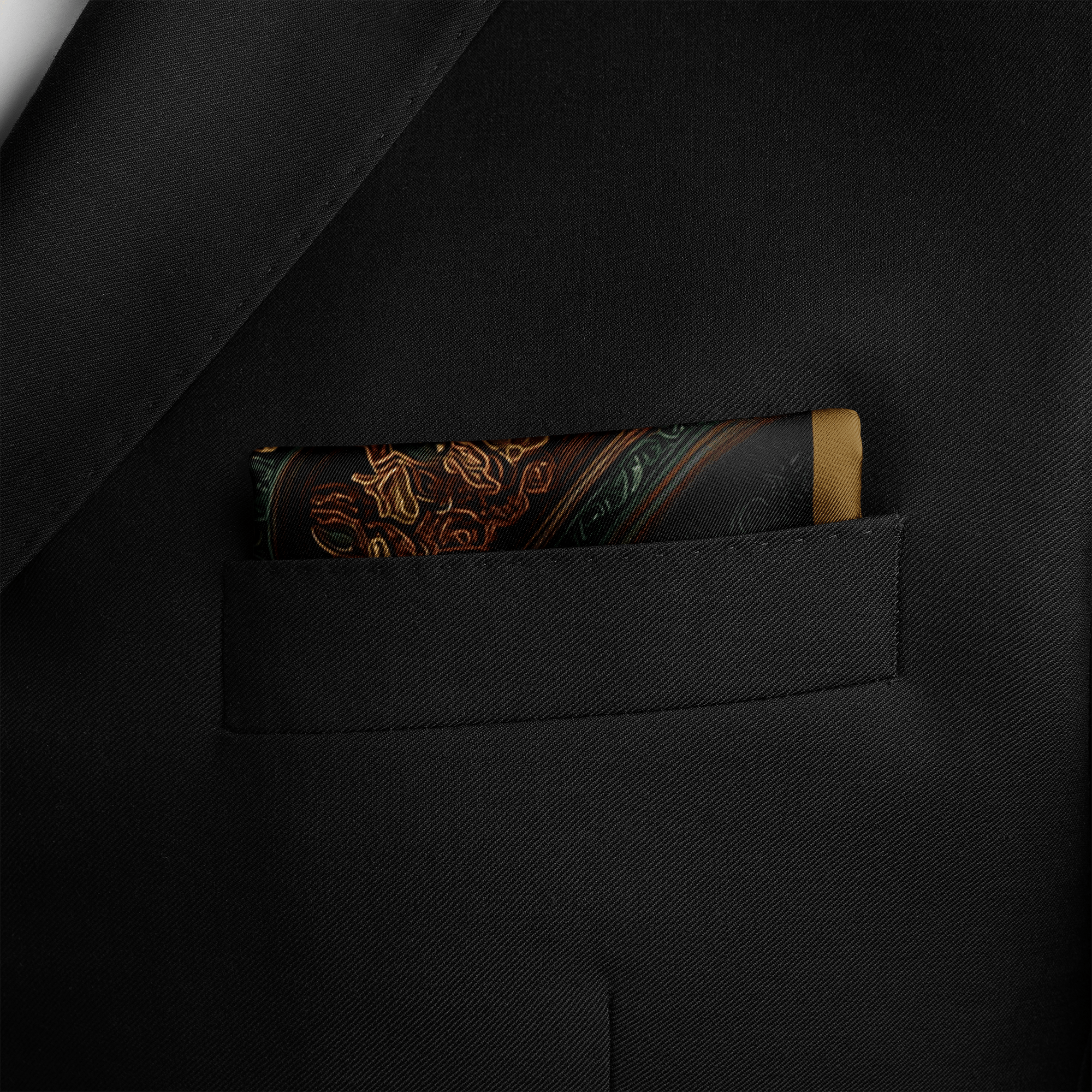 AURELIA SILK POCKET SQUARE