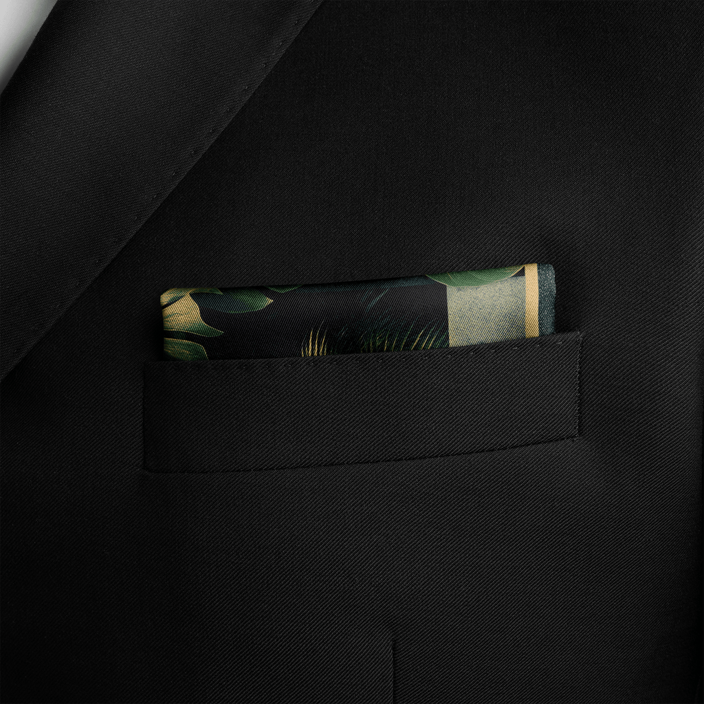 TROPIVOX SILK POCKET SQUARE