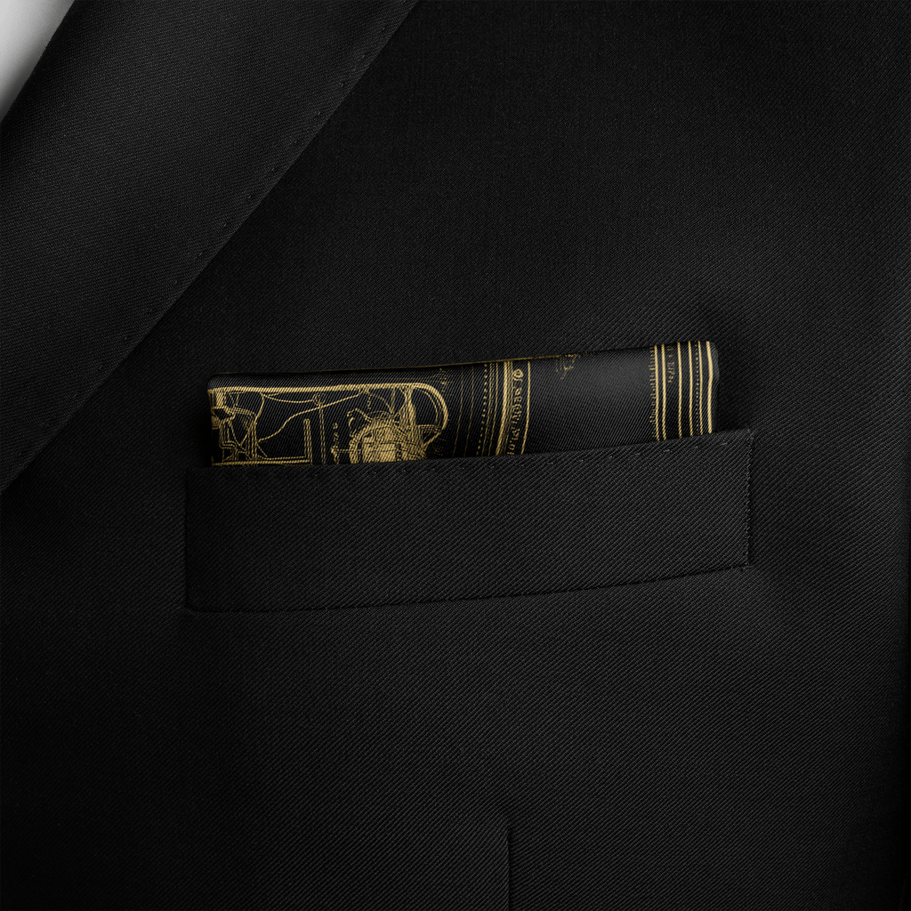 COGMIND SILK POCKET SQUARE