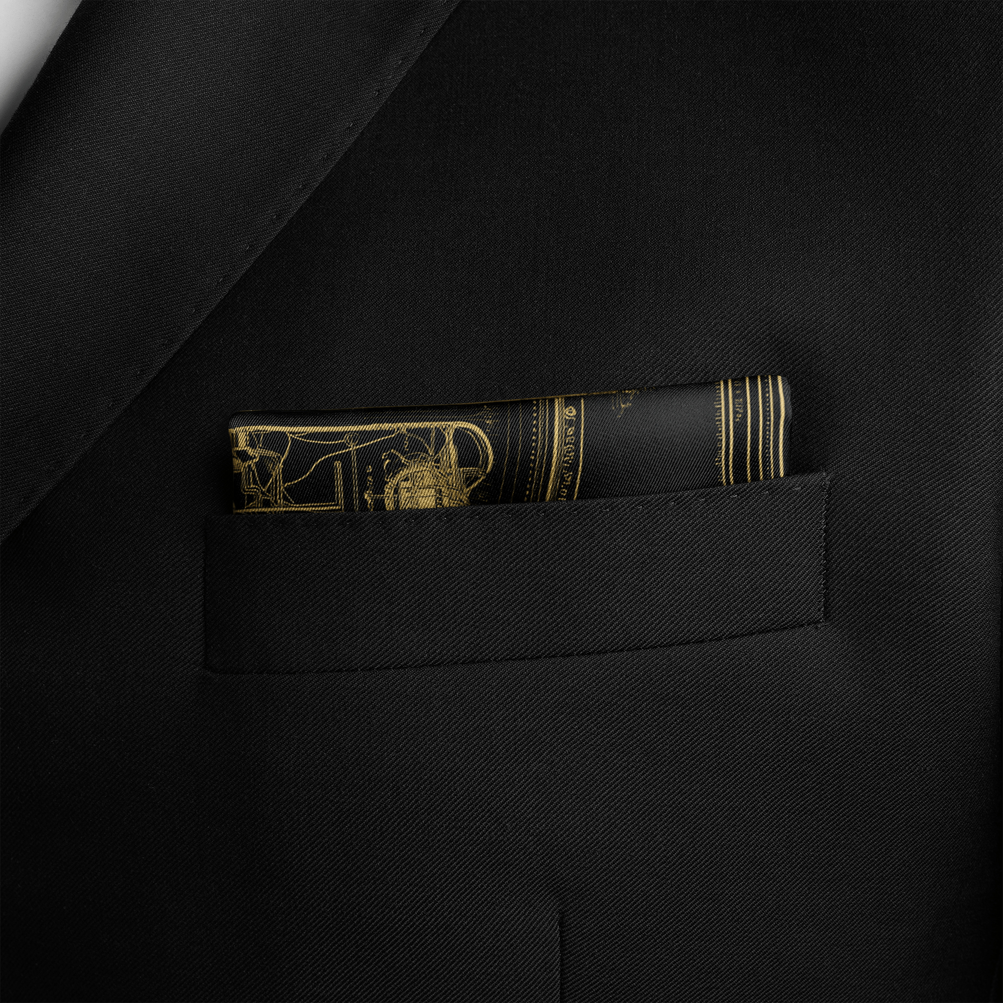 COGMIND SILK POCKET SQUARE