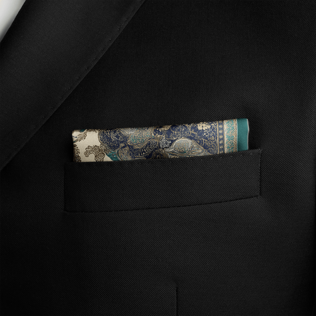 SELENE SILK POCKET SQUARE