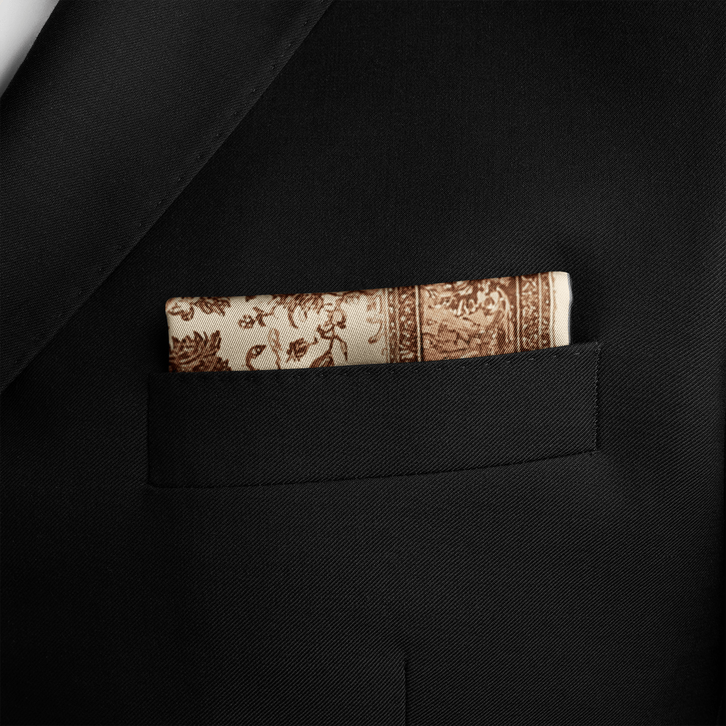 SIENNA SILK POCKET SQUARE