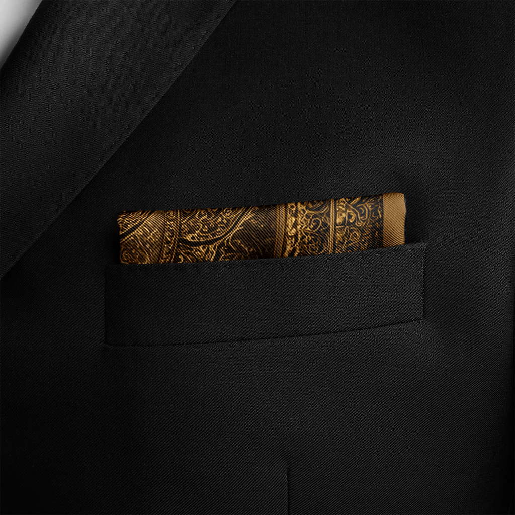 ZENITH SILK POCKET SQUARE