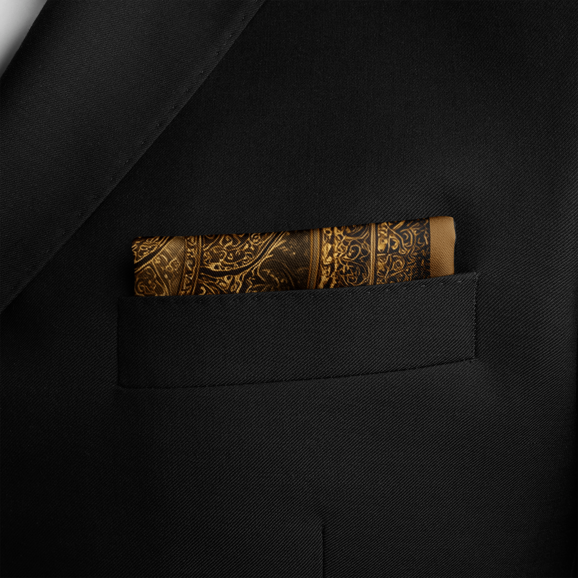 ZENITH SILK POCKET SQUARE