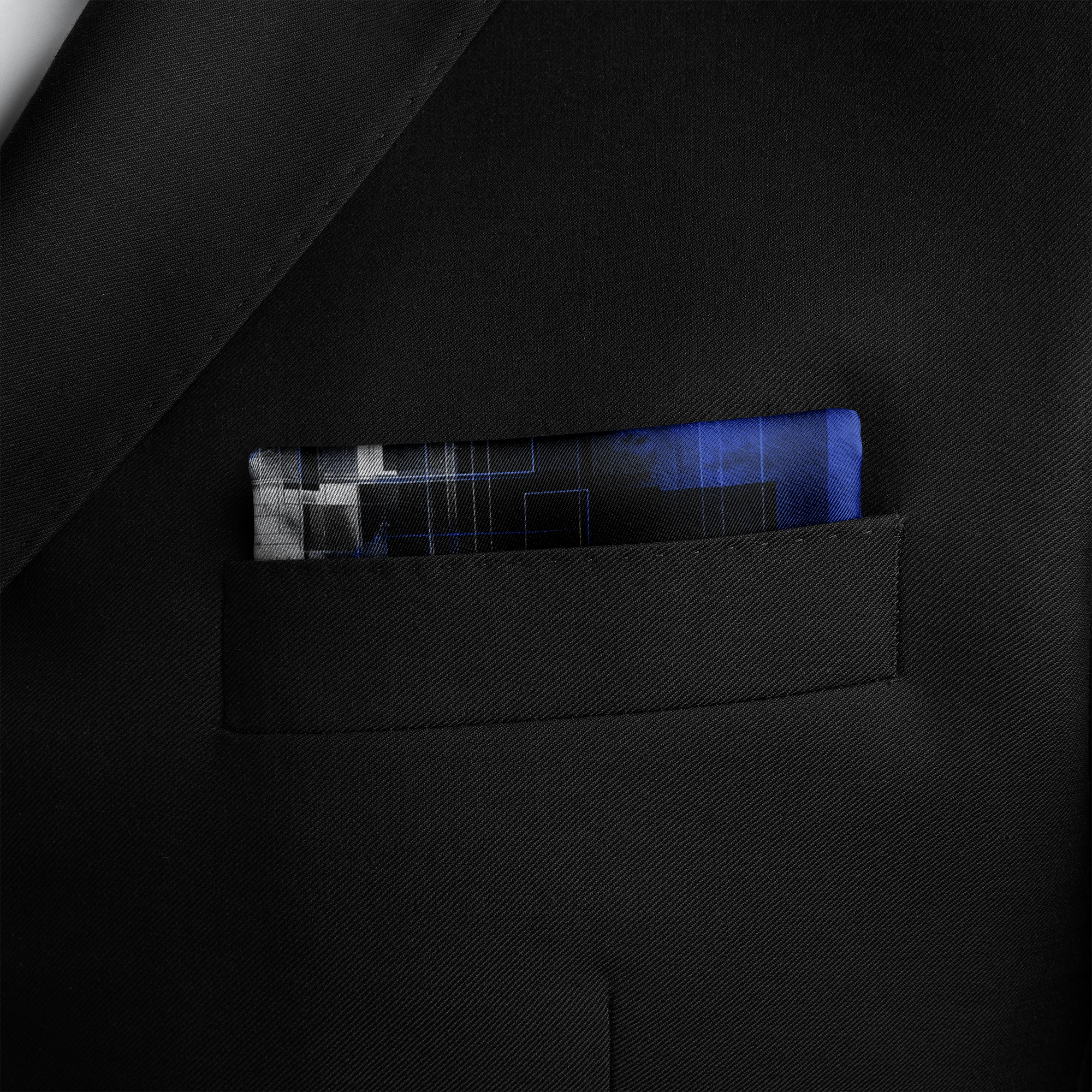 FRACTIX SILK POCKET SQUARE