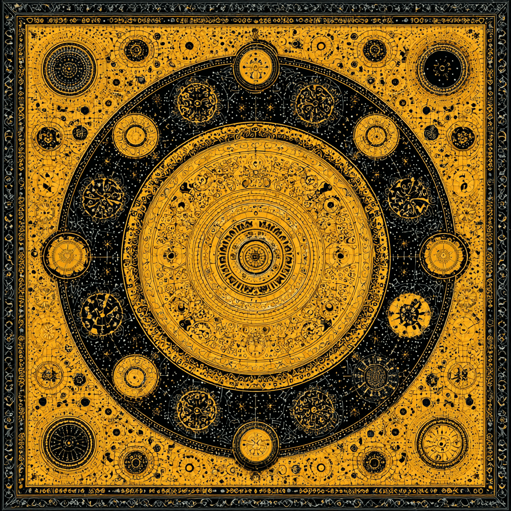 CELESTIAL GOLD NECK SCARF