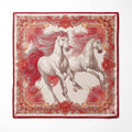 CRIMSON DOMINION SILK POCKET SQUARE