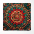 CUADROS MANDALA SILK POCKET SQUARE