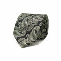 CLASSIC BLACK PAISLEY TIE