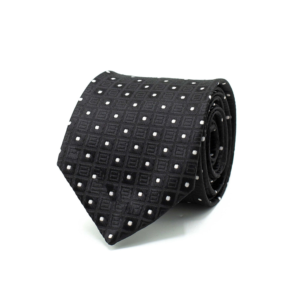 CLASSIC BLACK DOTS TIE