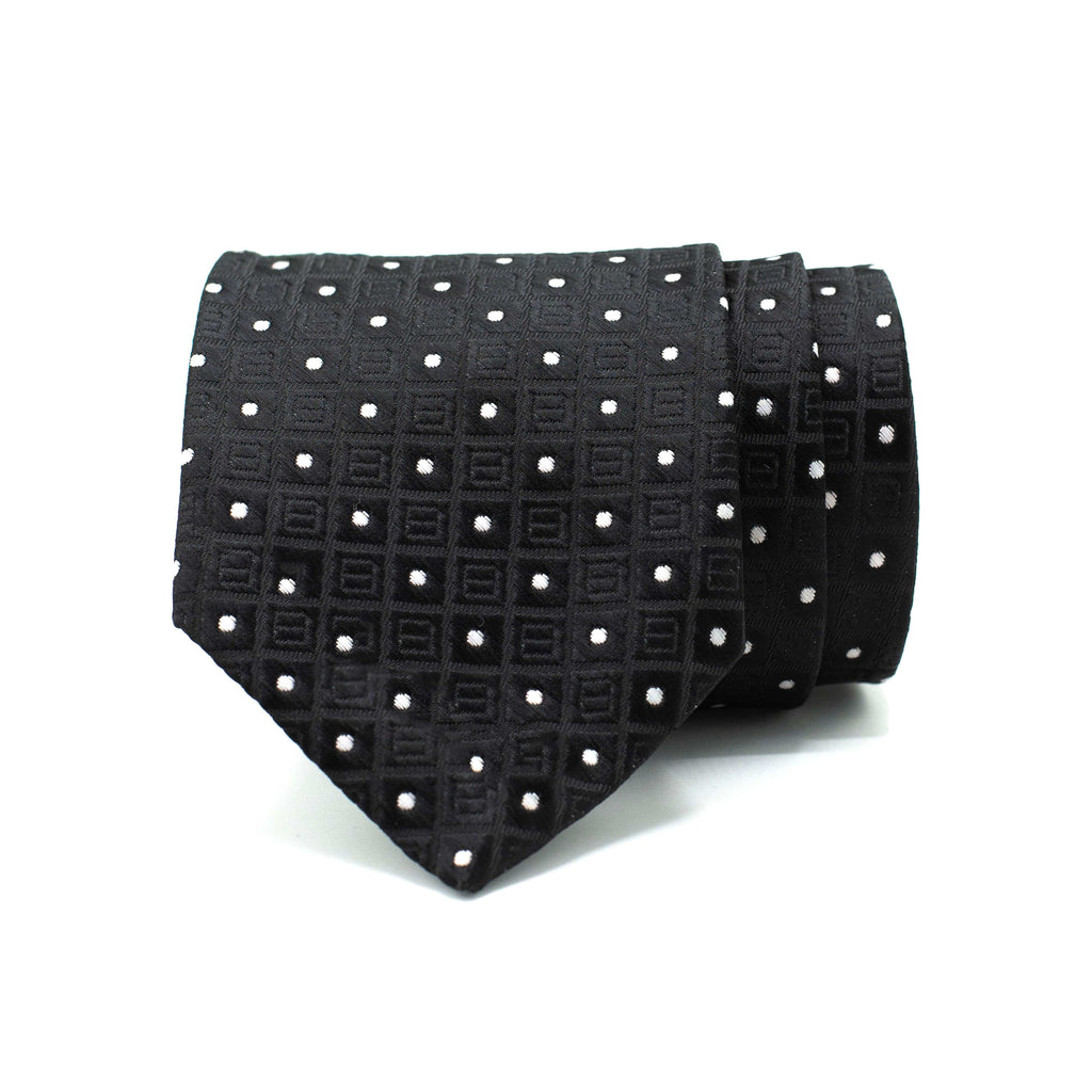 CLASSIC BLACK DOTS TIE