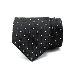 CLASSIC BLACK DOTS TIE
