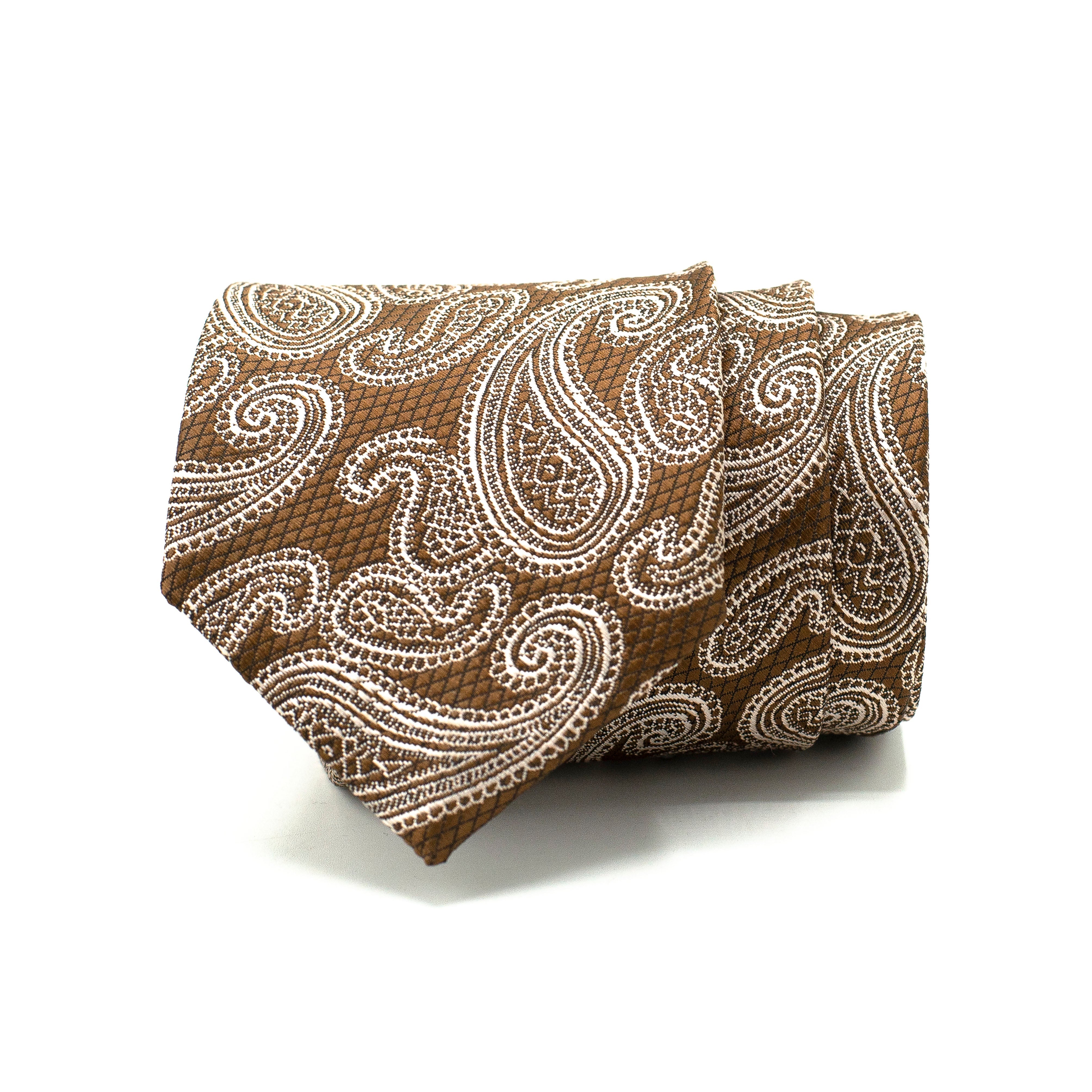 BRONZE PAISLEY TIE