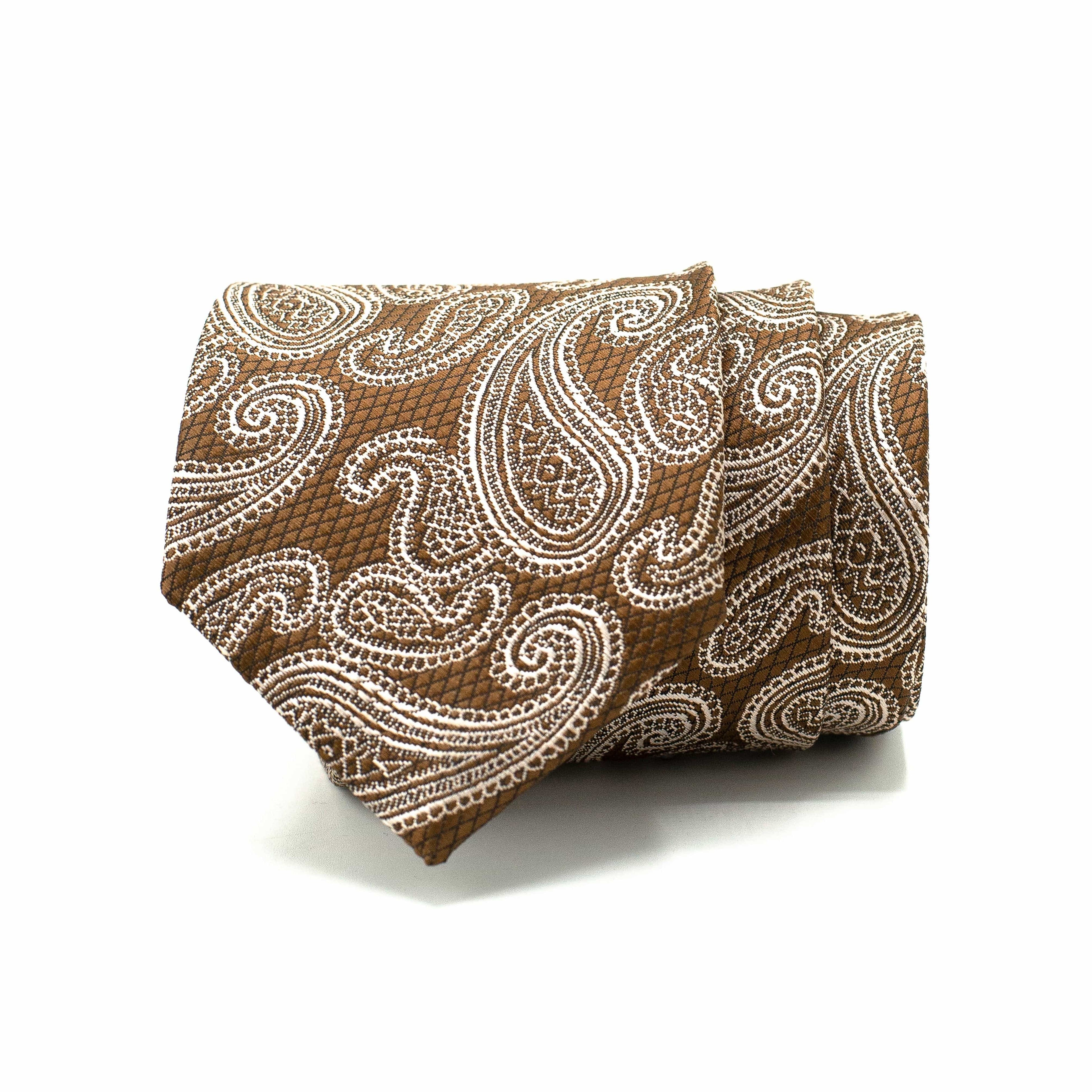 BRONZE PAISLEY TIE