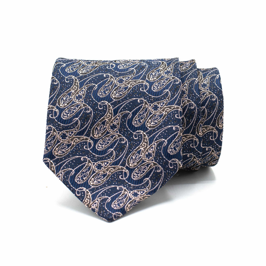 REGAL NAVY PAISLEY TIE