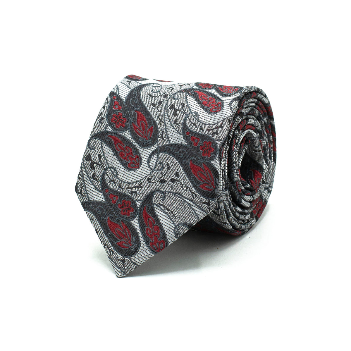 SILVER INFERNO TIE