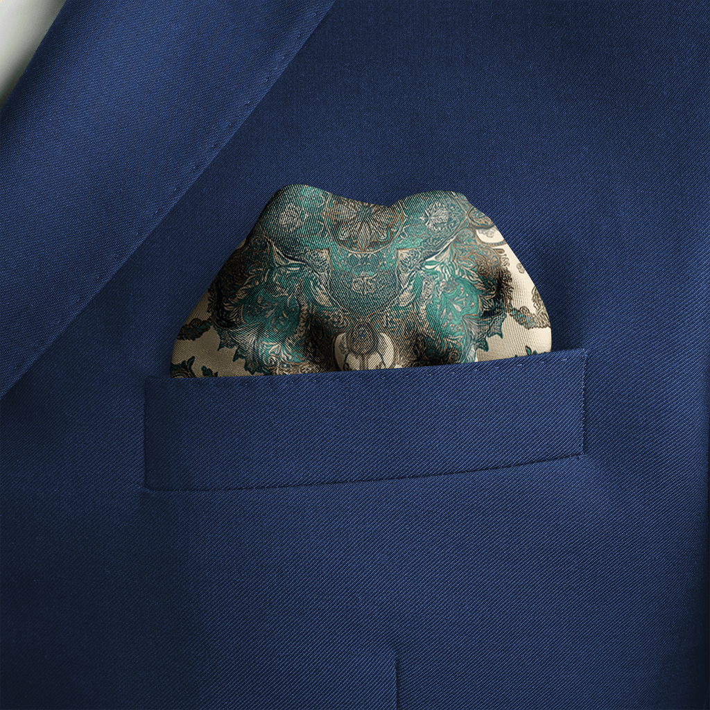 SELENE SILK POCKET SQUARE