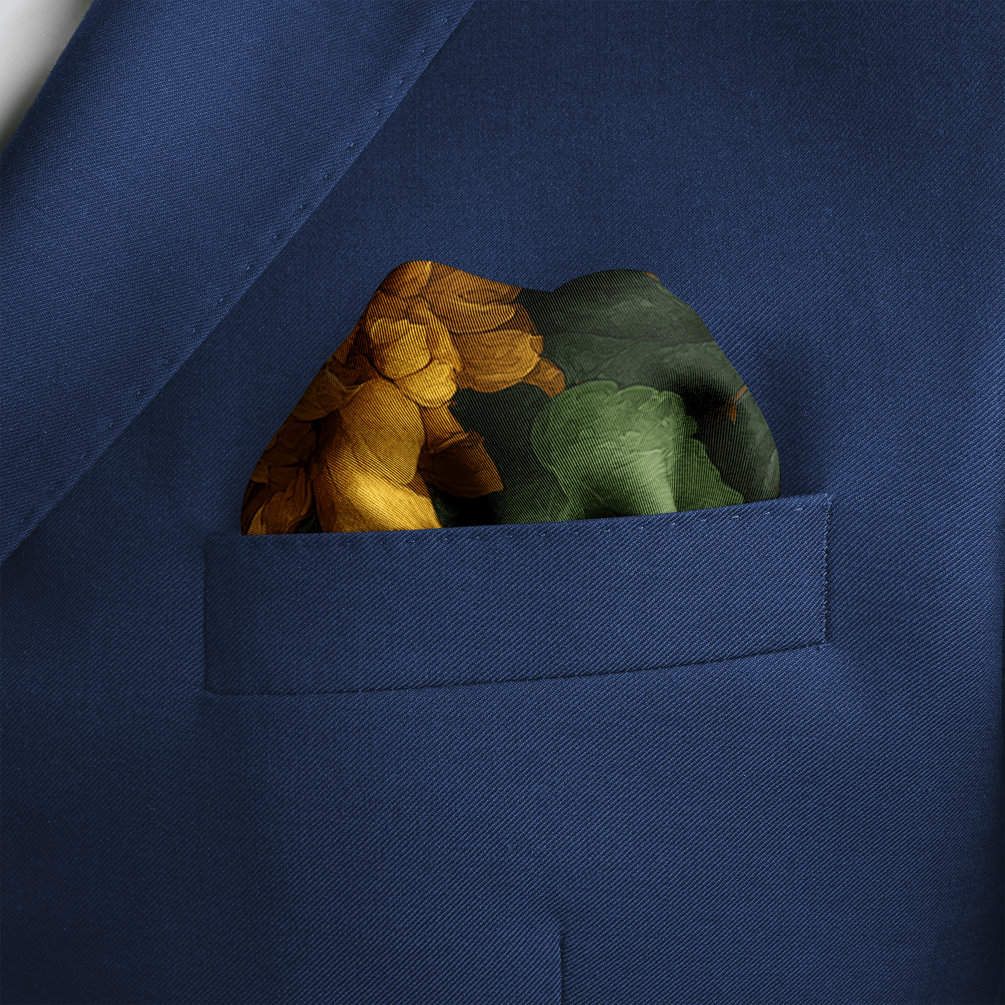 SOLEIL SILK POCKET SQUARE