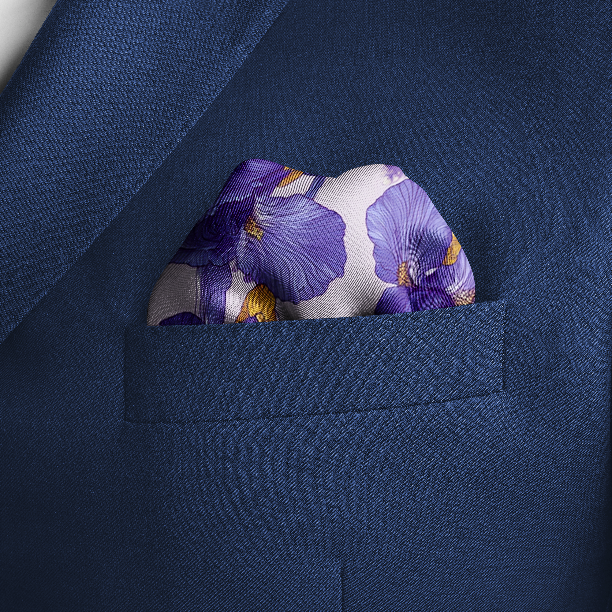 IRISHA SILK POCKET SQUARE