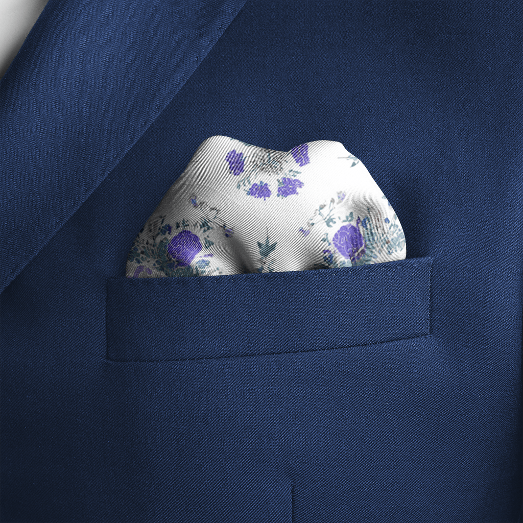 ROSAIRE SILK POCKET SQUARE