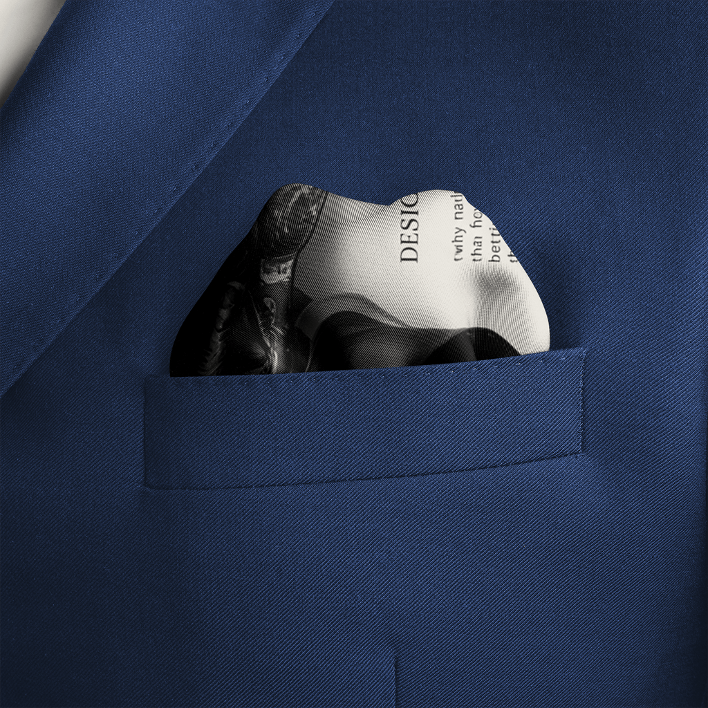 VELVOURA SILK POCKET SQUARE