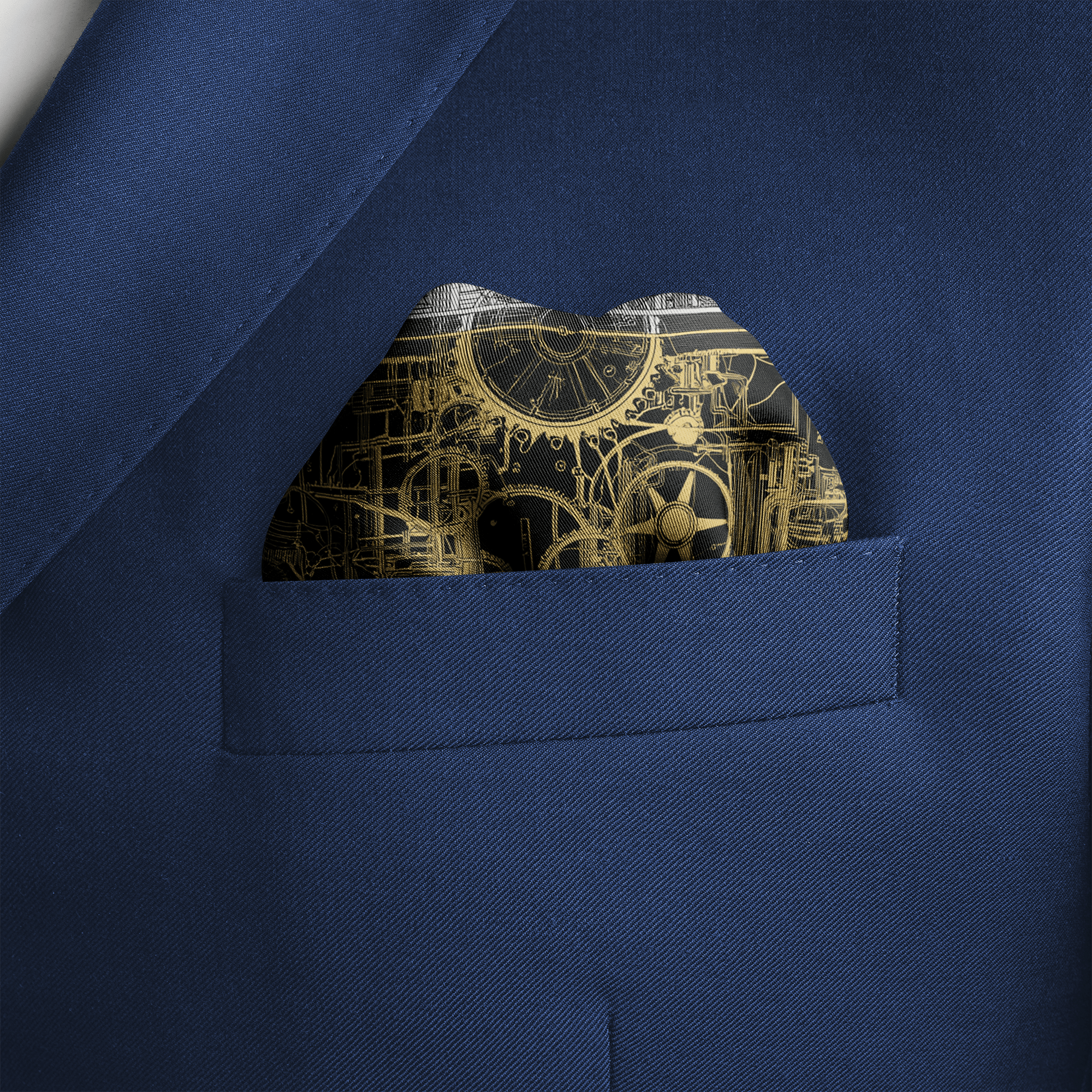 COGMIND SILK POCKET SQUARE