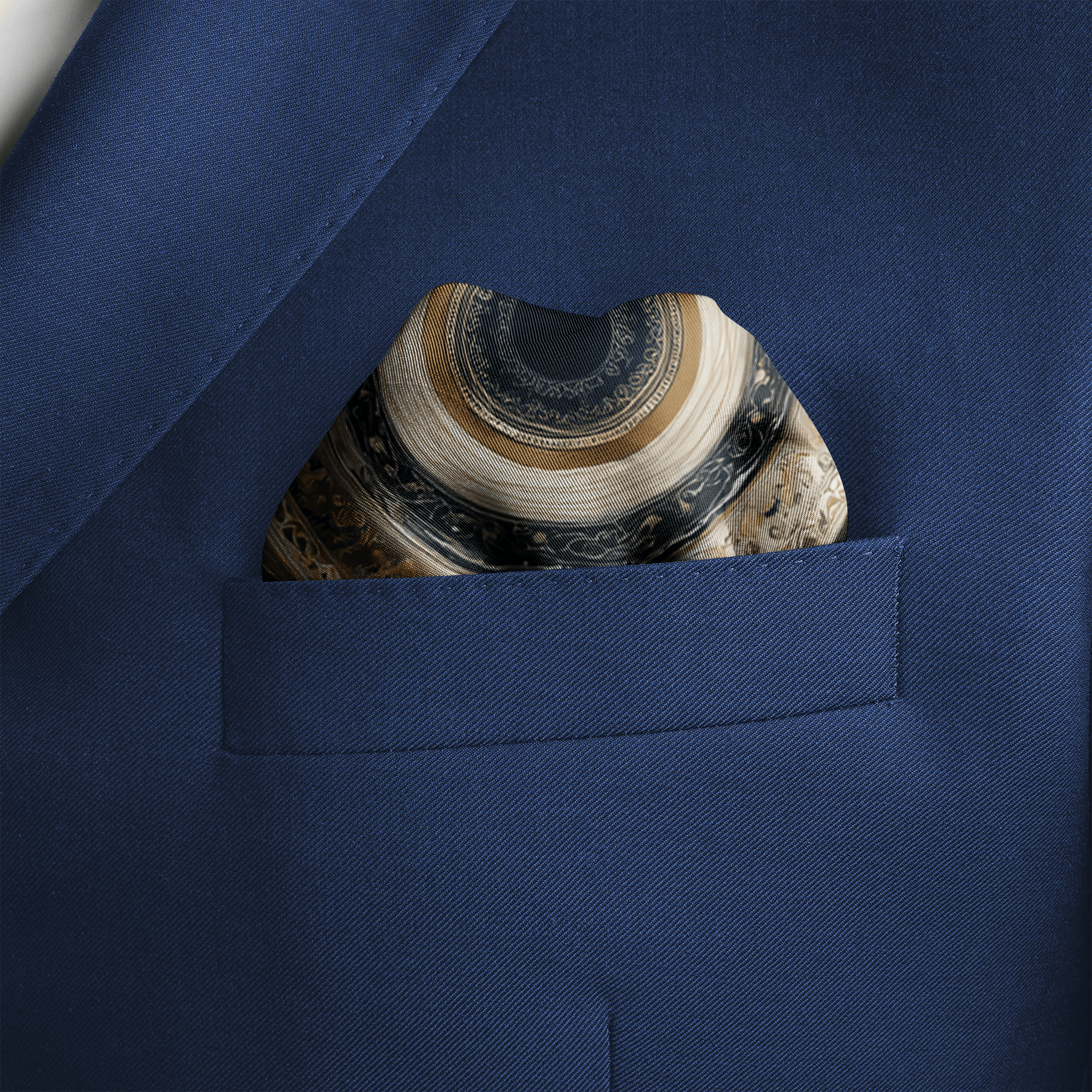 ORBITA SILK POCKET SQUARE