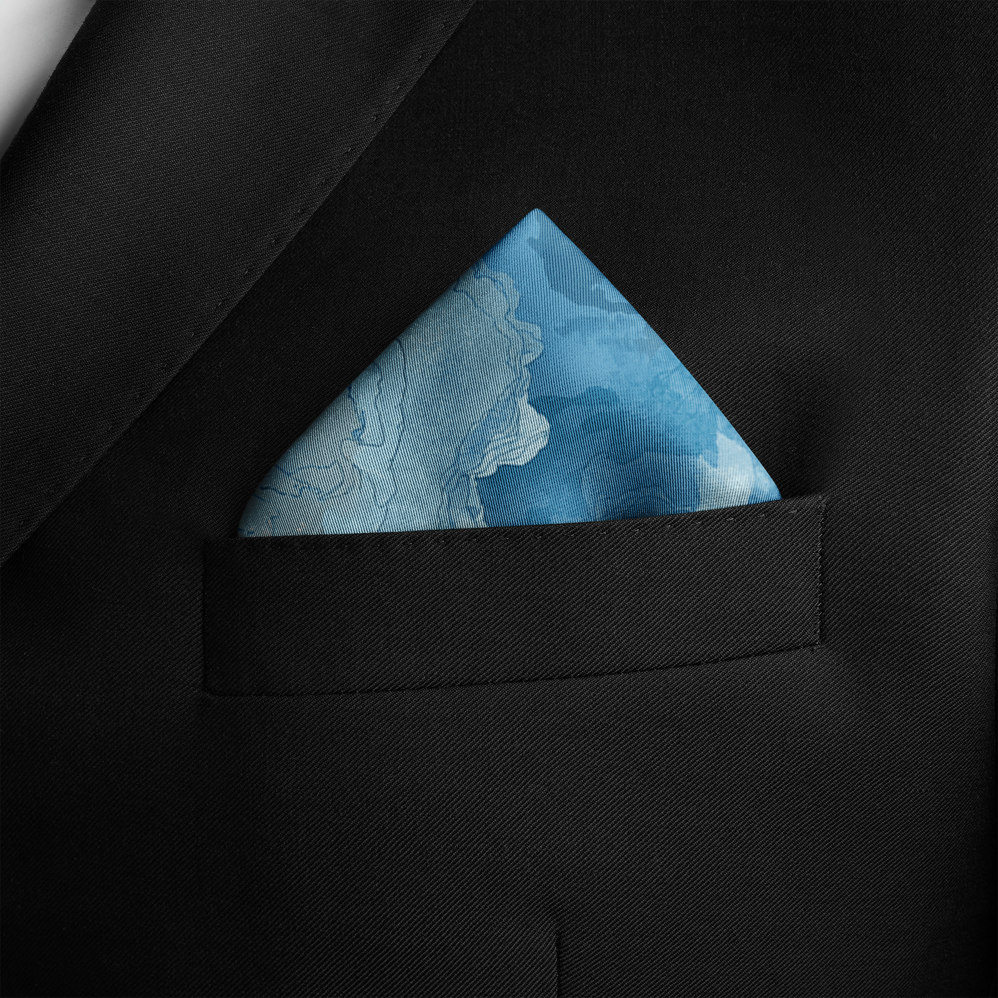 SKYWARD SILK POCKET SQUARE
