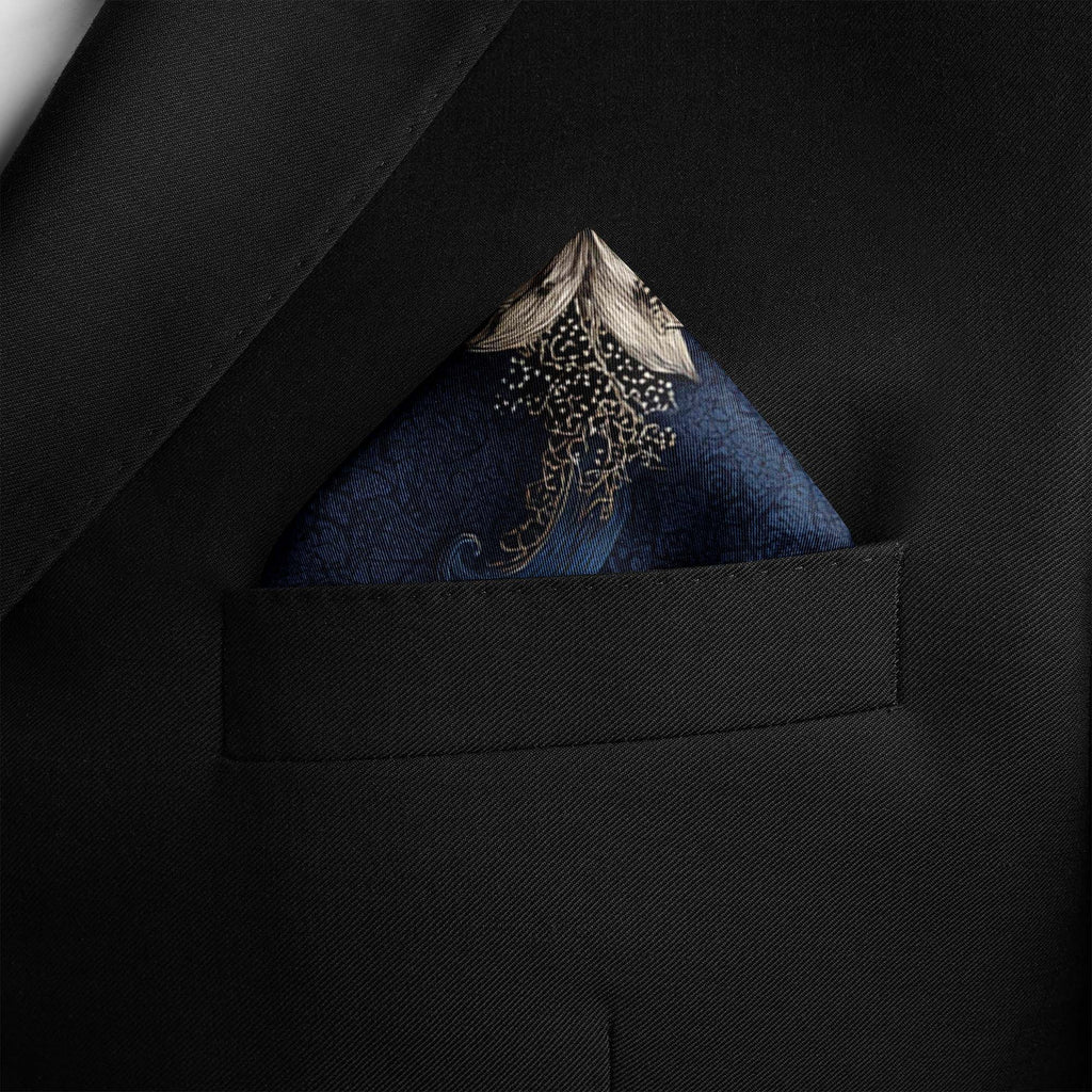 THE NIGHT ATELIER SILK POCKET SQUARE