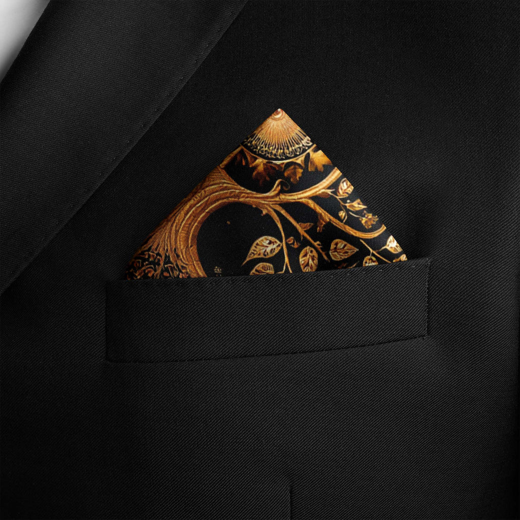 THE ETERNAL CANOPY SILK POCKET SQUARE