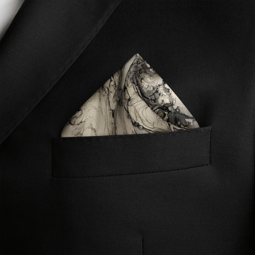 MARBLIS SILK POCKET SQUARE