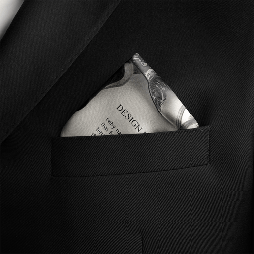 VELVOURA SILK POCKET SQUARE
