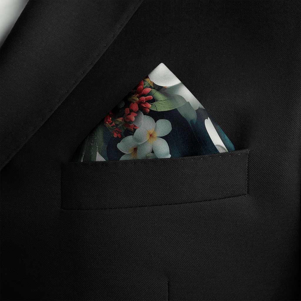 FLORANTA SILK POCKET SQUARE