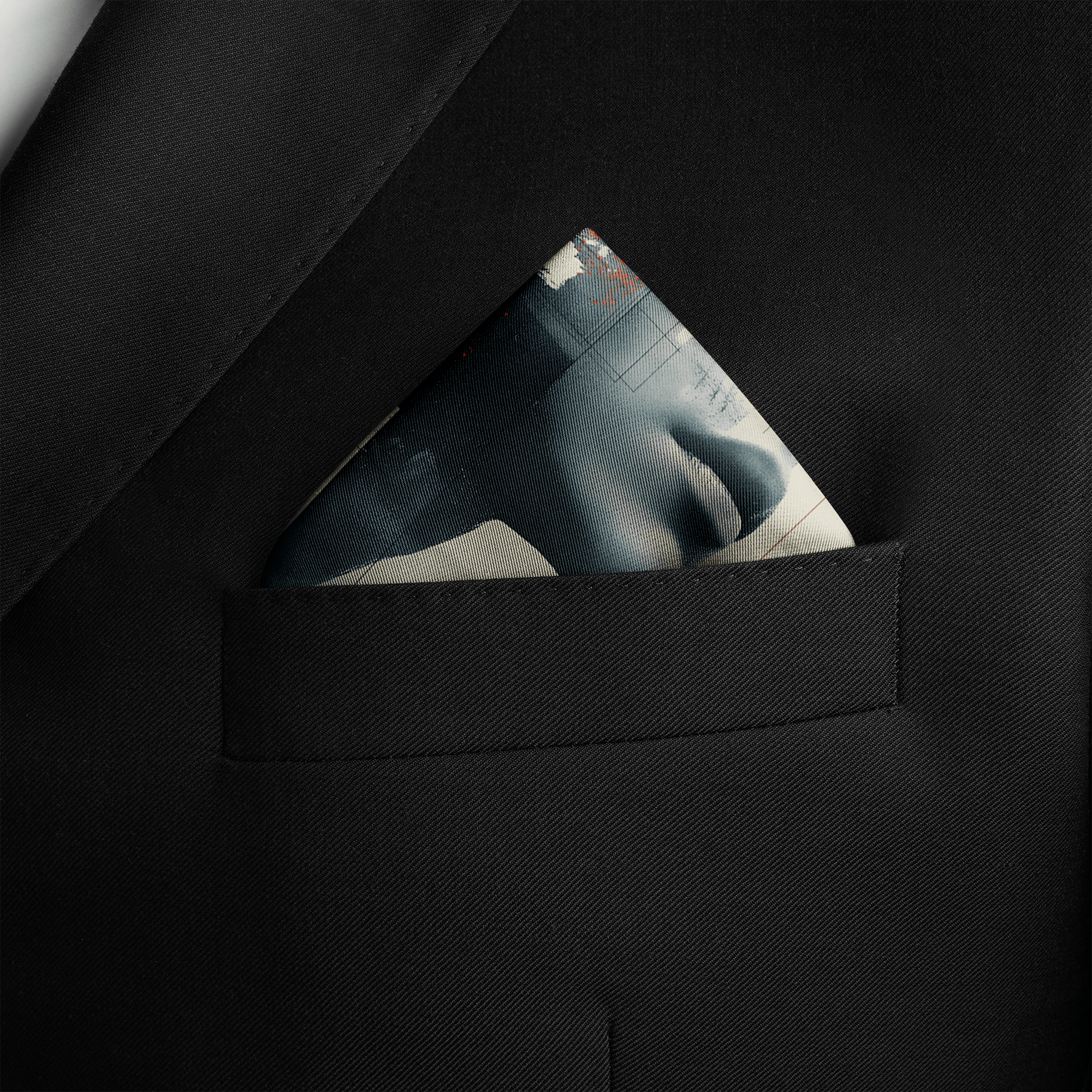 AWAKENING SILK POCKET SQUARE