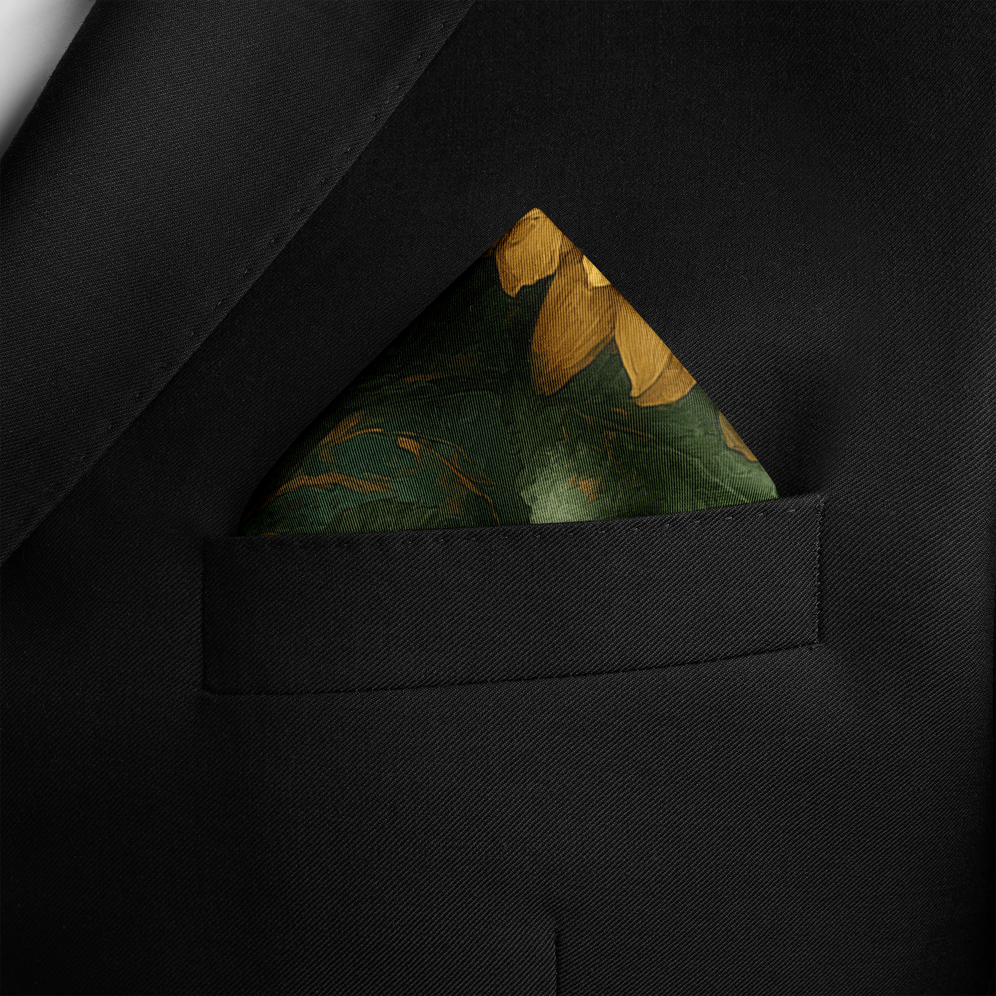 SOLEIL SILK POCKET SQUARE